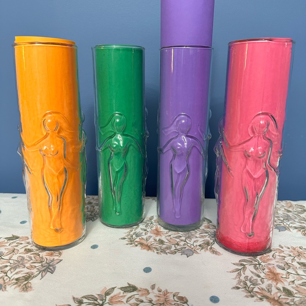 Vintage Libbey "La Femme" glasses